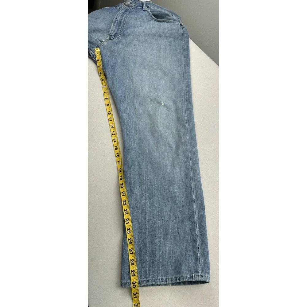 Polo Ralph Lauren Jeans Classic 867 Mens 35x30 Distressed‎ Medium Wash